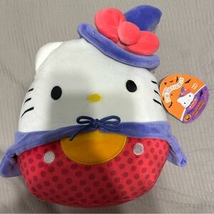 8”Hello Kitty Witch Halloween Squishmallow Plush